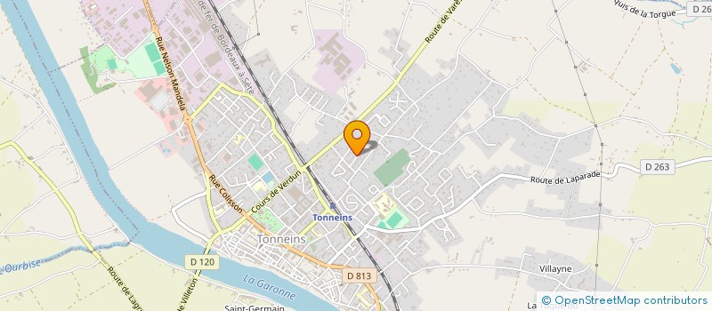 localisation de l'entreprise KADA  TONNEINS