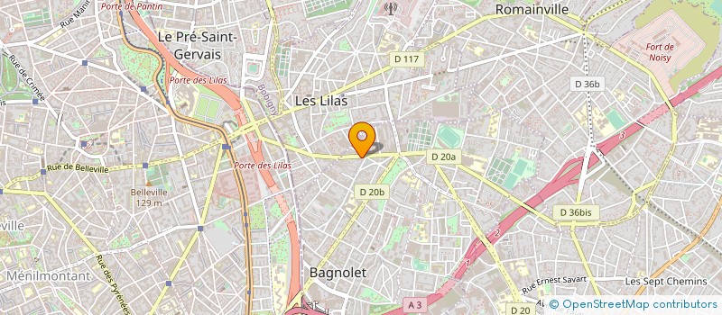 localisation de l'entreprise KADAL ANNAI EXO à BAGNOLET