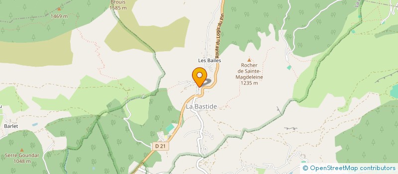localisation de l'entreprise KADAM à LA BASTIDE