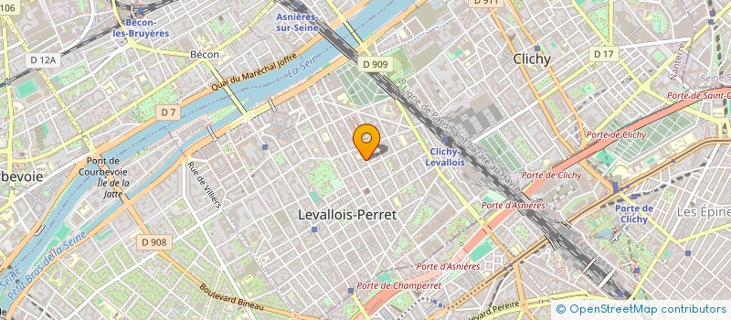 localisation de l'entreprise KADANCE à LEVALLOIS-PERRET