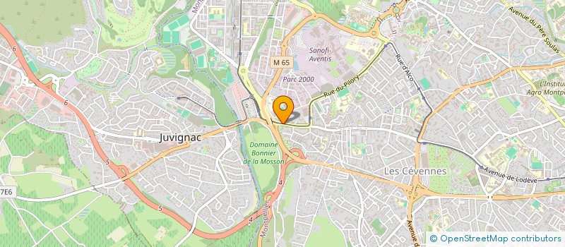 localisation de l'entreprise KADARI FRERES à MONTPELLIER
