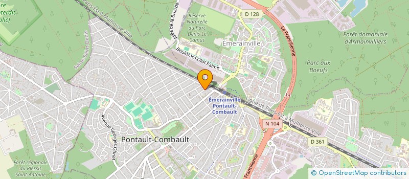 localisation de l'entreprise KADDESS à PONTAULT-COMBAULT