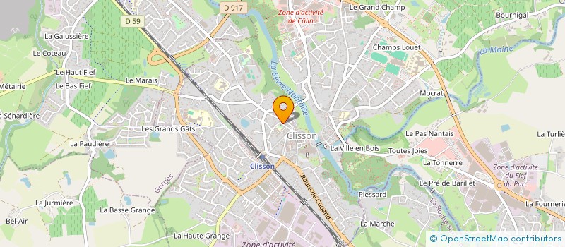 localisation de l'entreprise KADDIX IMMO  CLISSON