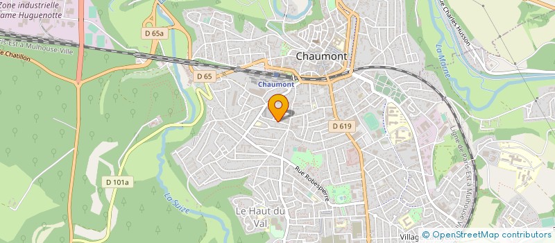 localisation de l'entreprise KADDOUR IMMOBILIER à CHAUMONT