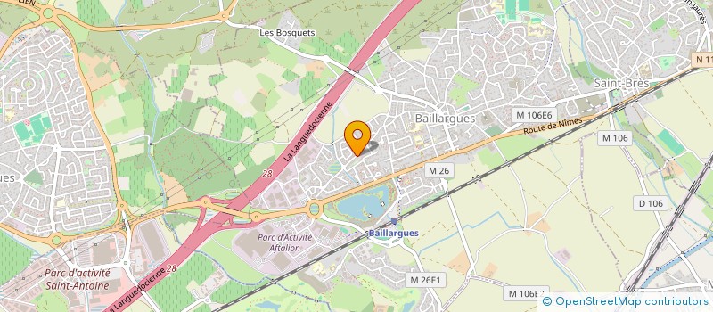 localisation de l'entreprise KADDOURI IMMOBILIER à BAILLARGUES