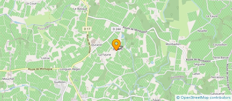 localisation de l'entreprise KADE  PUISSEGUIN