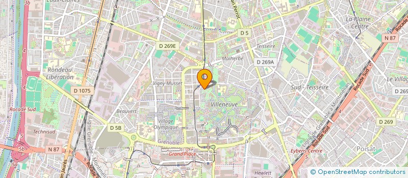 localisation de l'entreprise KADE TRANSPORTS à GRENOBLE