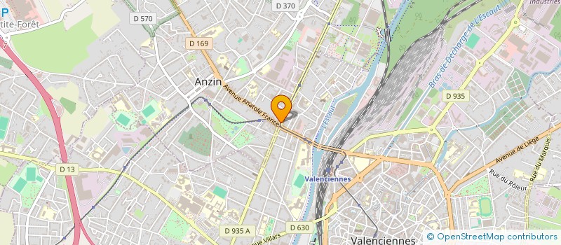 localisation de l'entreprise KADECO à ROUBAIX