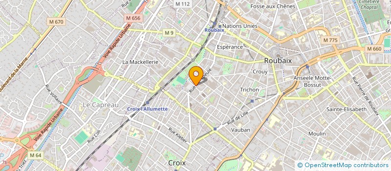 localisation de l'entreprise KADELICE  ROUBAIX