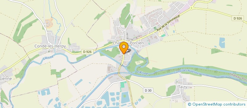 localisation de l'entreprise KADENCE  CHATEAU-PORCIEN