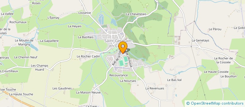 localisation de l'entreprise KADESS  SAINT-GERMAIN-EN-COGLES