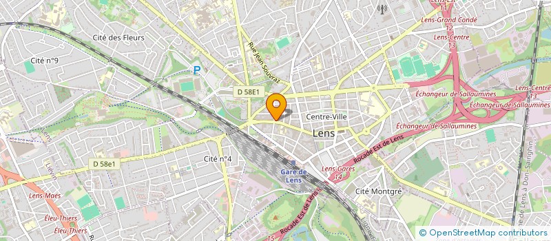 localisation de l'entreprise KADHI MARKET  LENS