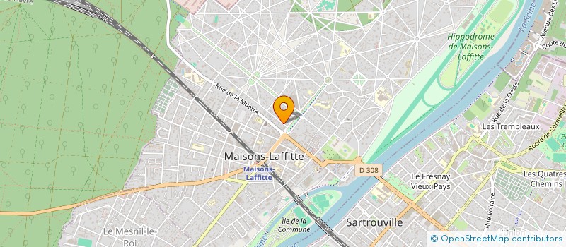 localisation de l'entreprise KADHORIS  MAISONS-LAFFITTE