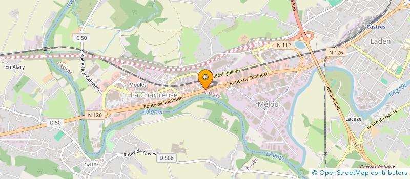 localisation de l'entreprise KADI à CASTRES