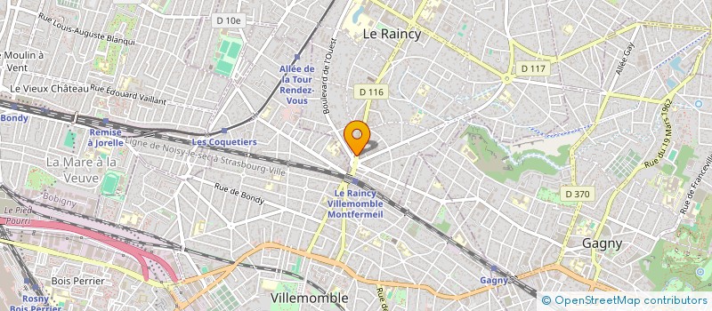 localisation de l'entreprise KADI  LE RAINCY
