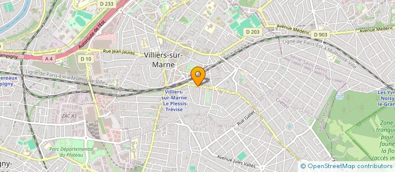 localisation de l'entreprise KADI ALLAH MA à VILLIERS-SUR-MARNE