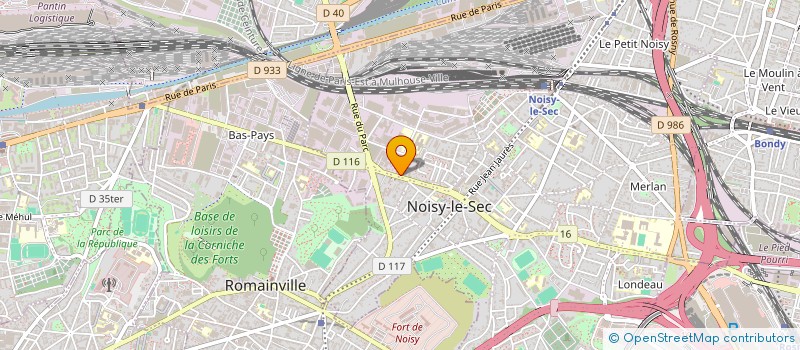 localisation de l'entreprise KADI BAT à NOISY-LE-SEC