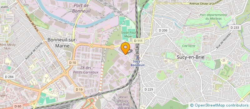 localisation de l'entreprise KADI DESTOCK  SUCY-EN-BRIE