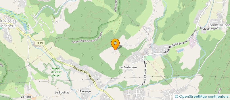 localisation de l'entreprise KADIAMOR  SAINT-ETIENNE-DE-CROSSEY