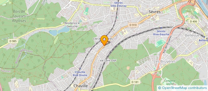 localisation de l'entreprise KADICORE à CHAVILLE