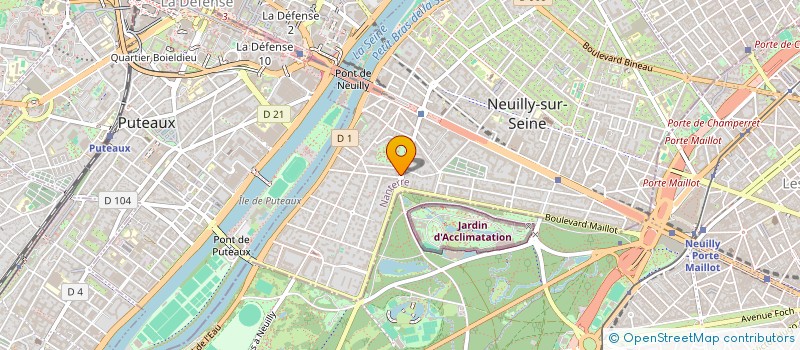 localisation de l'entreprise KADIMA à NEUILLY-SUR-SEINE