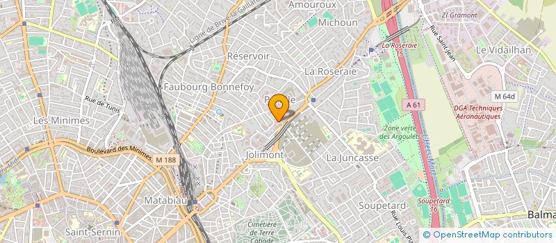 localisation de l'entreprise KADINO DESIGN à TOULOUSE