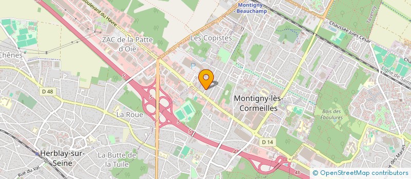 localisation de l'entreprise KADIP  MONTIGNY-LES-CORMEILLES