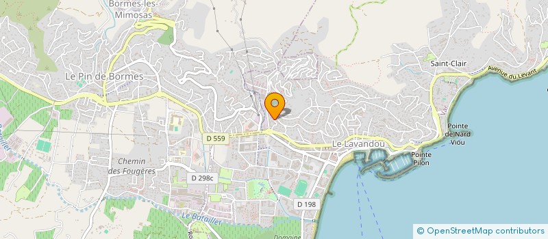 localisation de l'entreprise KADIWAL à LE LAVANDOU