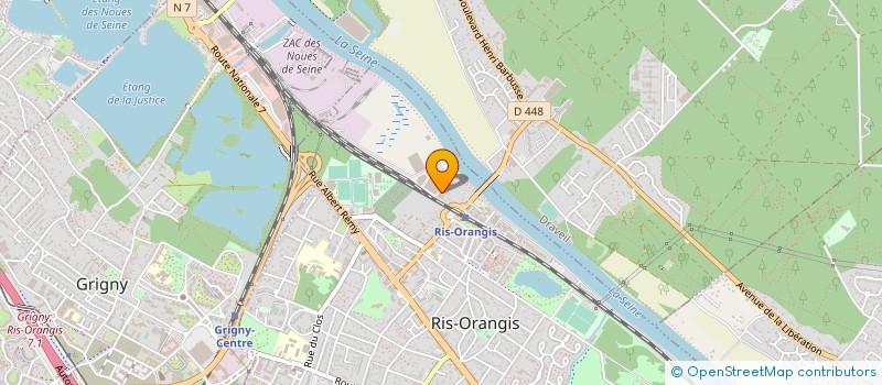 localisation de l'entreprise KADJI TERRASSEMENTS AMENAGEMENTS DE PROPRIETES CONSTRUCTIONS à RIS-ORANGIS