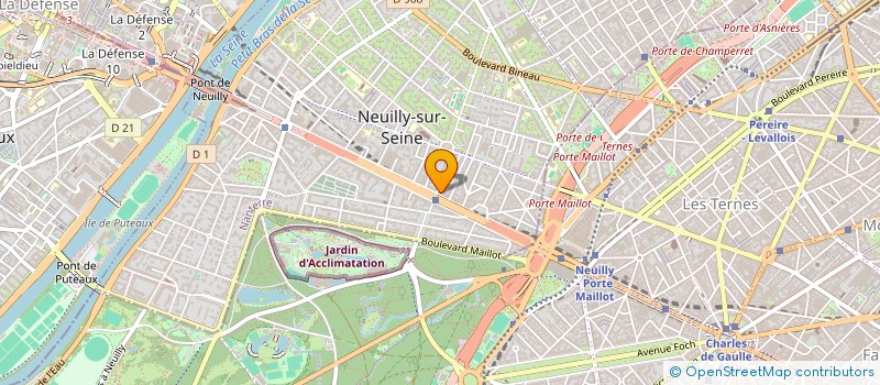 localisation de l'entreprise KADLIN FACILITIES à NEUILLY-SUR-SEINE
