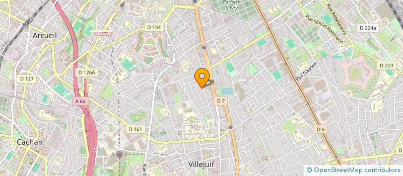 localisation de l'entreprise KADM à VILLEJUIF