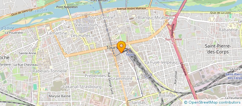 localisation de l'entreprise KADO à TOURS