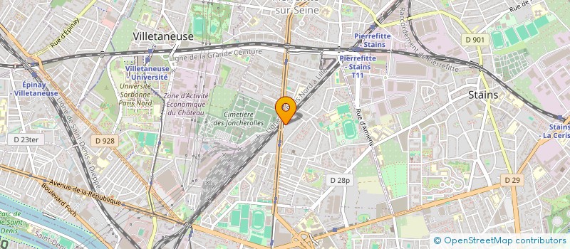 localisation de l'entreprise KADO à PIERREFITTE-SUR-SEINE
