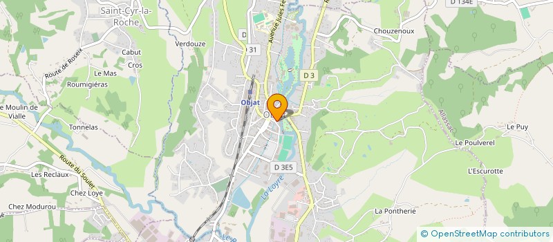 localisation de l'entreprise KADOLO DISTRIBUTION SA à OBJAT