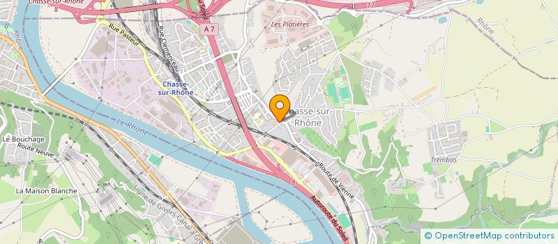 localisation de l'entreprise KADOM  CHASSE-SUR-RHONE