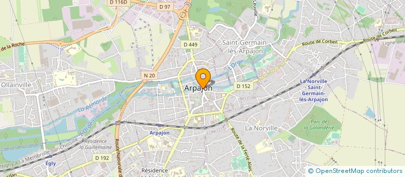 localisation de l'entreprise KADOM à ARPAJON