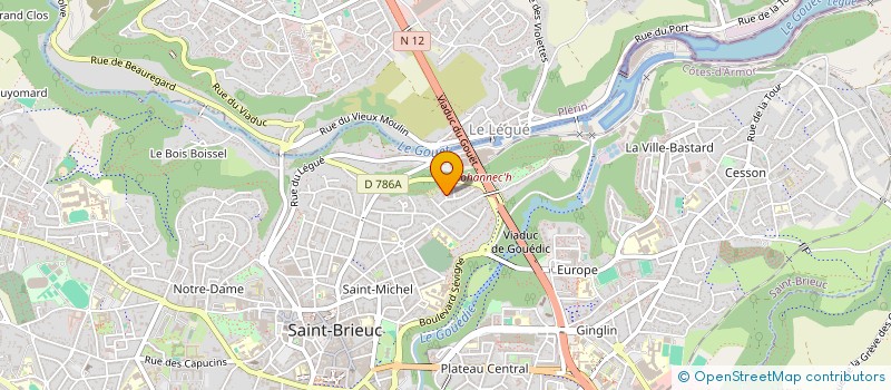 localisation de l'entreprise KADOR à SAINT-BRIEUC