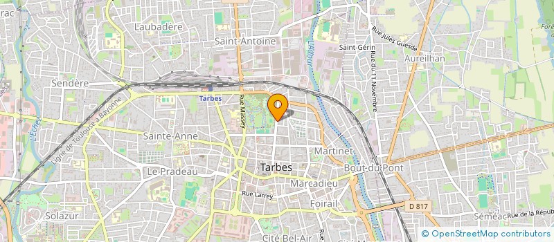 localisation de l'entreprise KADOR DES BATIGNOLLES  TARBES