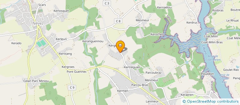 localisation de l'entreprise KADOS  NEVEZ