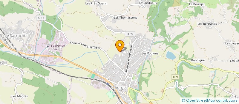localisation de l'entreprise KADOSH à CHORGES