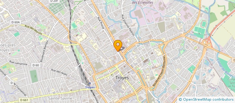 localisation de l'entreprise KADOU à TROYES