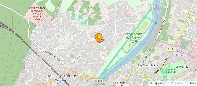localisation de l'entreprise KADOUCH JP ET KADOUCH G à MAISONS-LAFFITTE