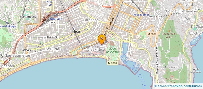 localisation de l'entreprise KADOVIL à NICE