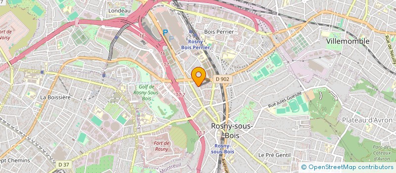 localisation de l'entreprise KADRI à ROSNY-SOUS-BOIS