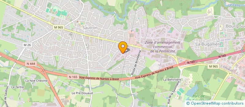 localisation de l'entreprise KADRI SIGNAL à SAUTRON
