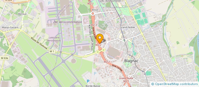 localisation de l'entreprise KADRIVE à BLAGNAC
