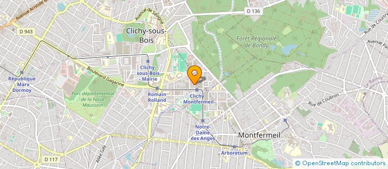 localisation de l'entreprise KADRIYE à CLICHY-SOUS-BOIS