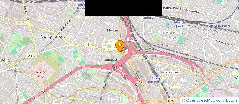 localisation de l'entreprise KADYANA à NOISY-LE-SEC