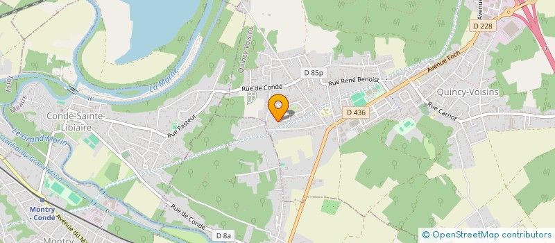 localisation de l'entreprise KAE  QUINCY-VOISINS