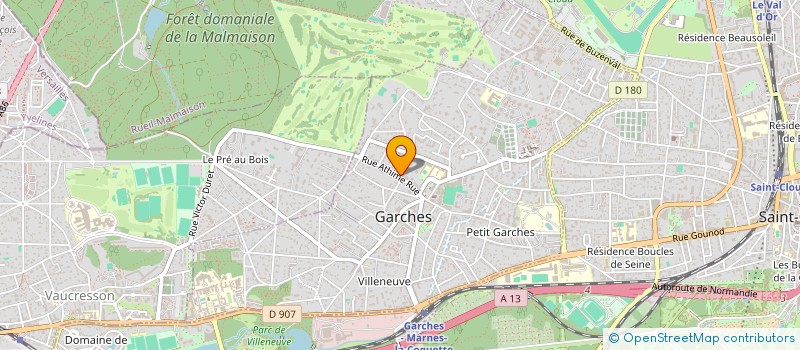 localisation de l'entreprise KAE FILMS à GARCHES